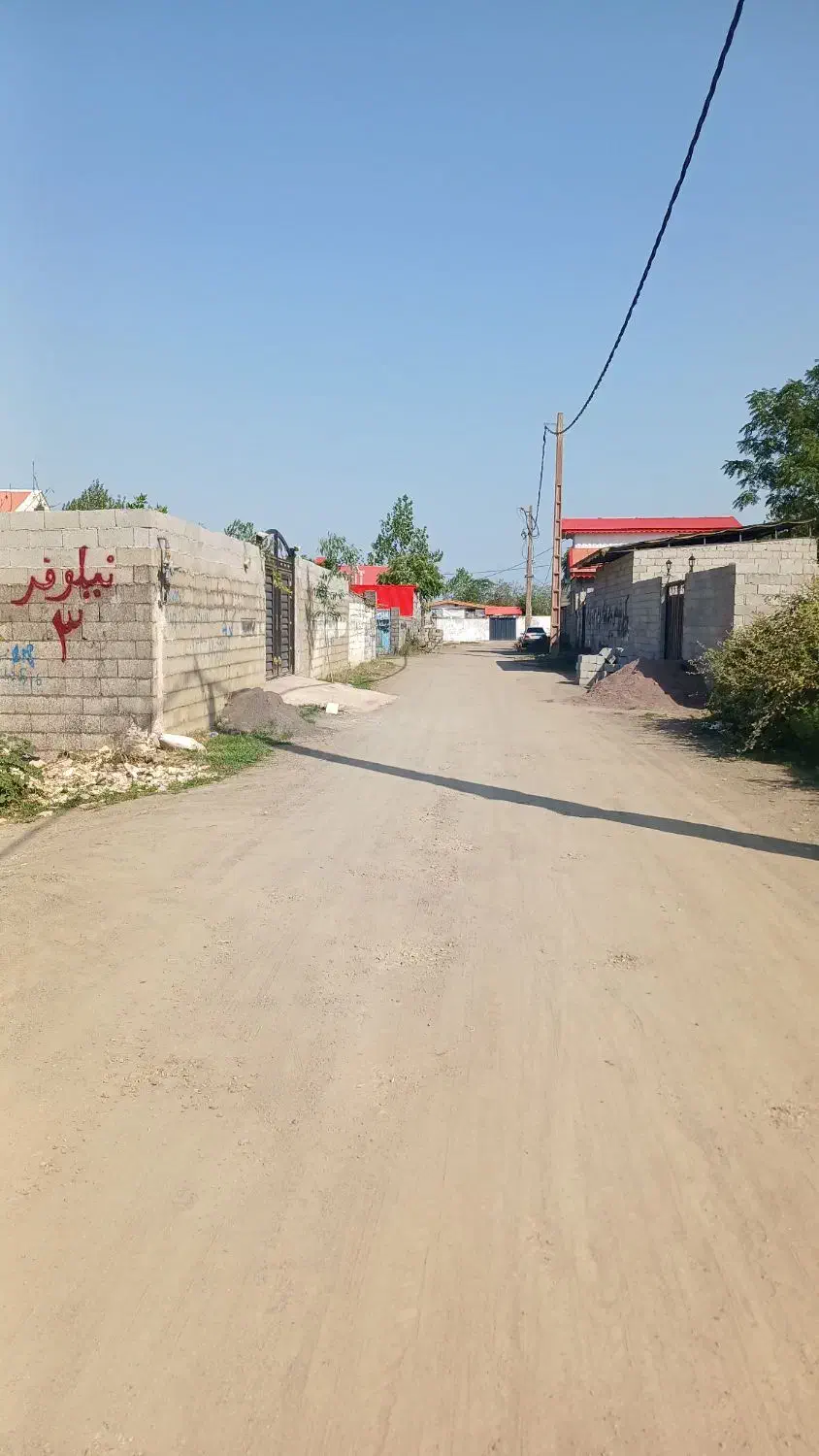 زمین ۱۹۰متری سنددار انزلی دور دیوار درب داخل انزلی|فروش زمین و ملک کلنگی|بندر انزلی, چهارفریضه|دیوار