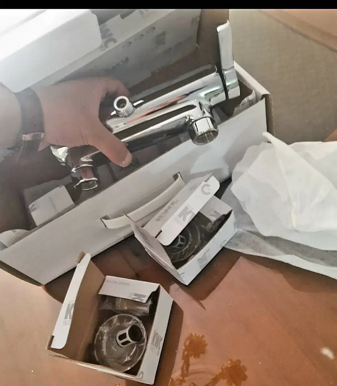 شیر دستشویی تک،اهرمی KWC اوا کروم آکبند فوری|مصالح و تجهیزات ساختمان|تهران, سیمای ایران|دیوار