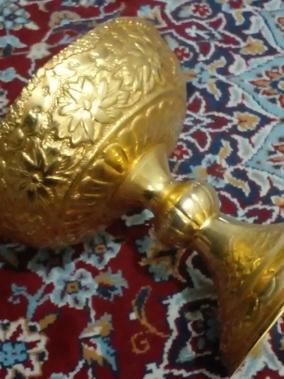 جام پایه دار قدیمی فلزی|کلکسیون اشیاء عتیقه|شیراز, شهدای شهرک سعدی|دیوار
