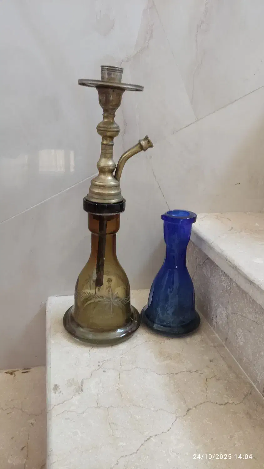 قلیون با تنه ی برنجی|کلکسیون و سرگرمی|نسیم‌شهر, |دیوار