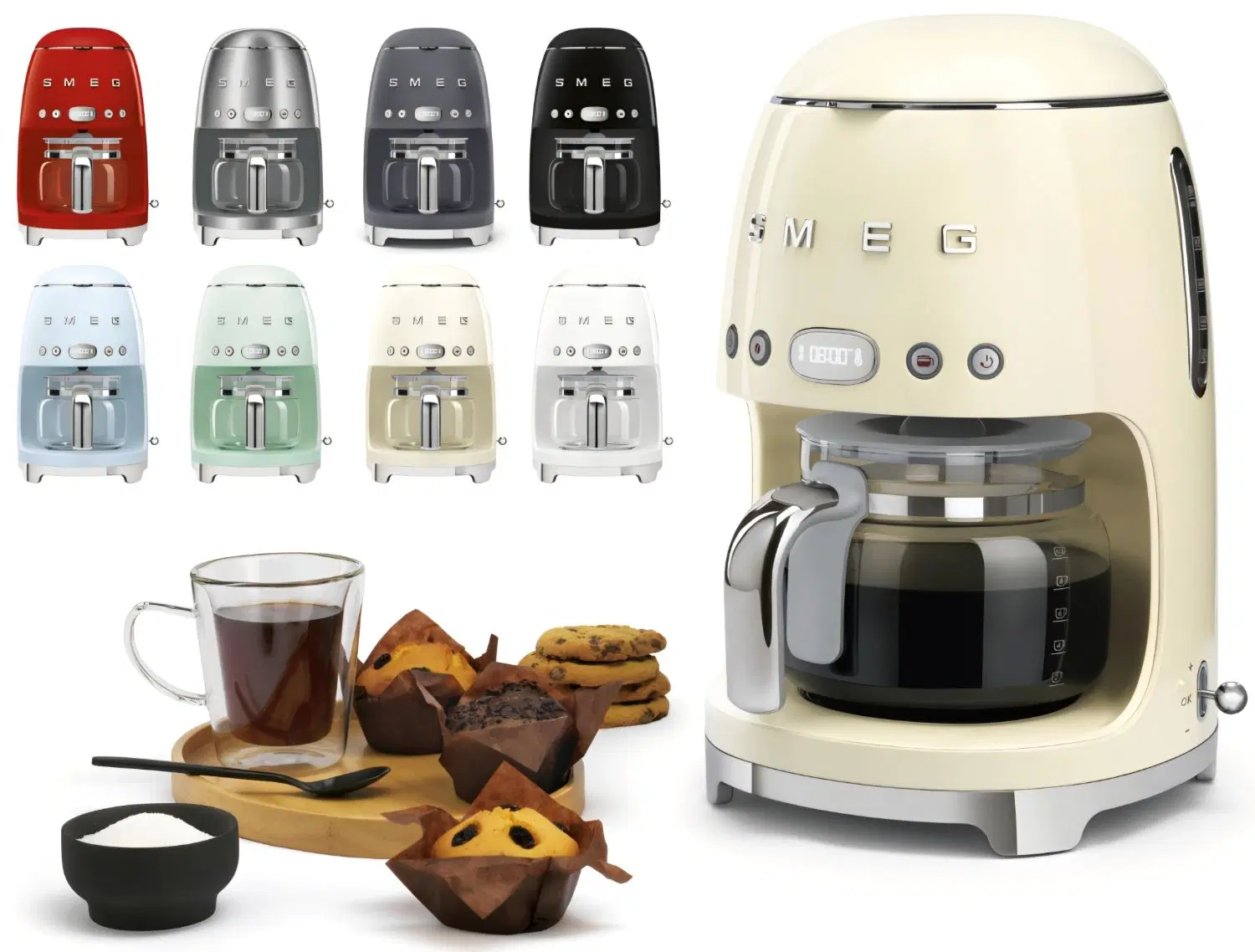 قهوهساز اسمگ DCF02CREU Smeg اصل و لوکس|سماور، چایساز، قهوهساز|تهران, میدان ولیعصر|دیوار