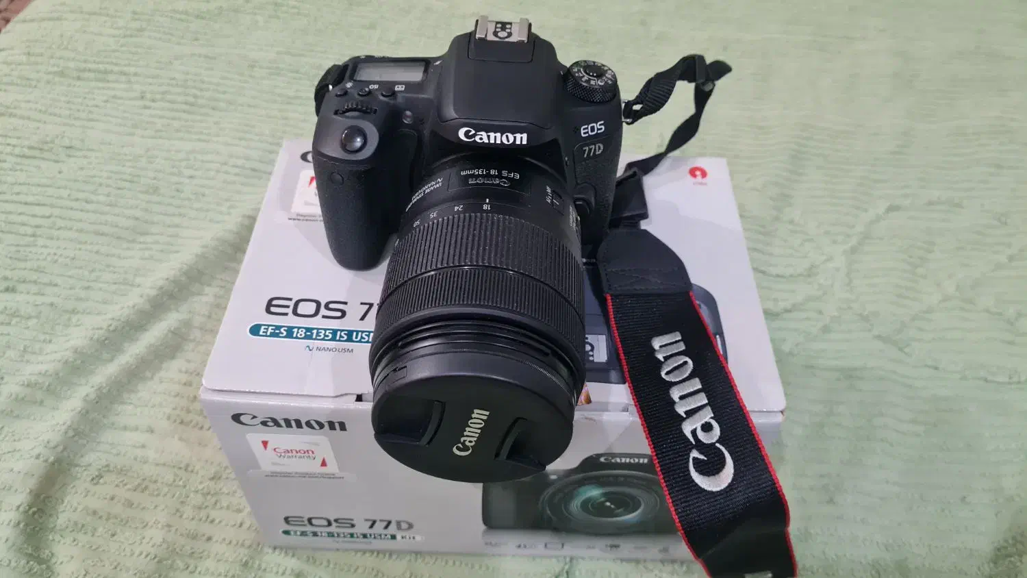 دوربین عکاسی کانن مدل Canon 77D|دوربین عکاسی و فیلم‌برداری|تهران, شهرک شریعتی|دیوار
