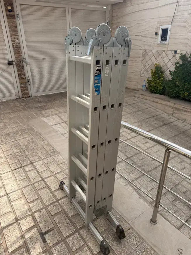 نردبان تاشو آلومینیومی|ابزارآلات|کرمان, |دیوار