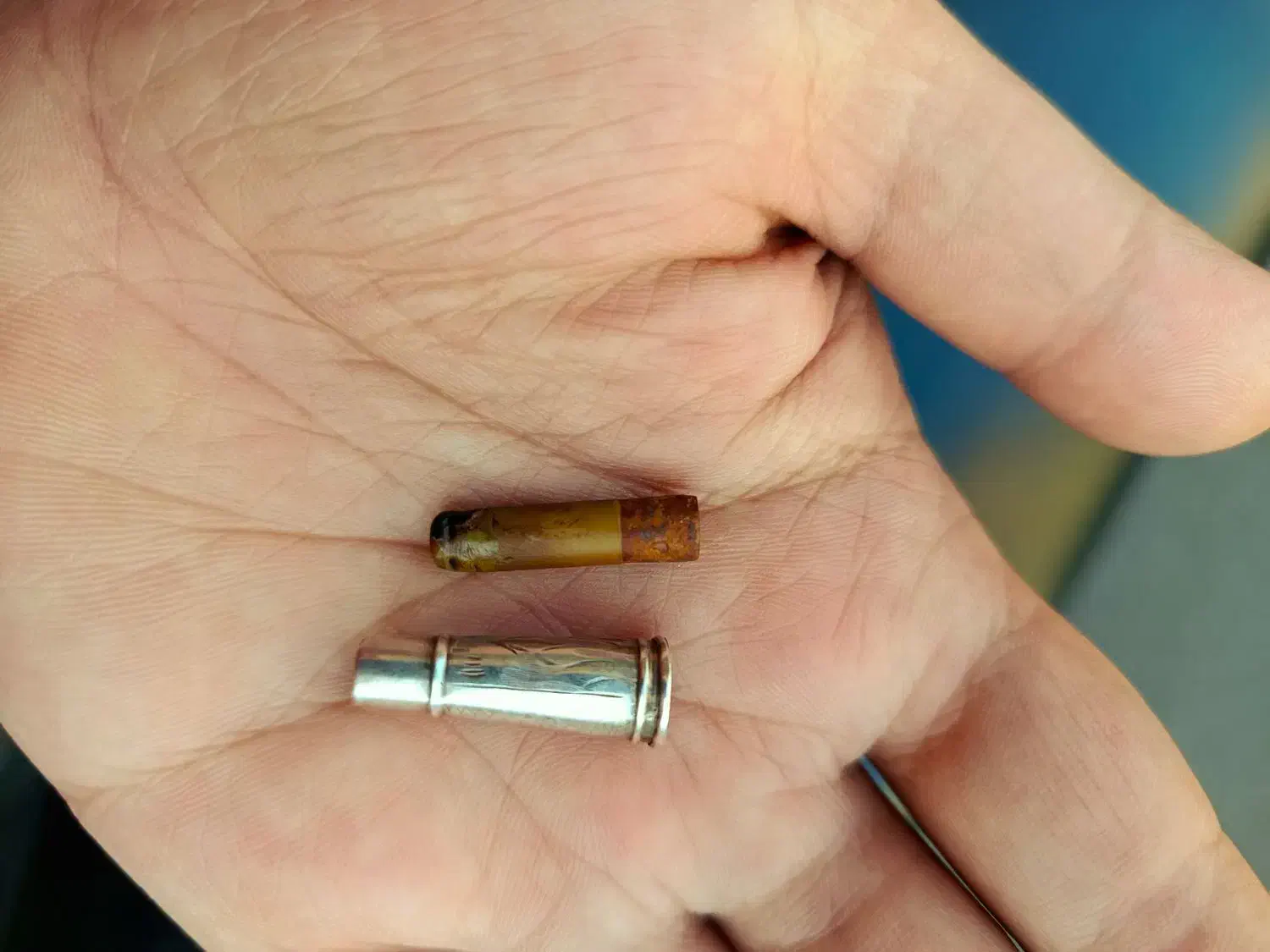 چوب سیگار نقره و کهربا|کلکسیون اشیاء عتیقه|تهران, ایرانشهر|دیوار