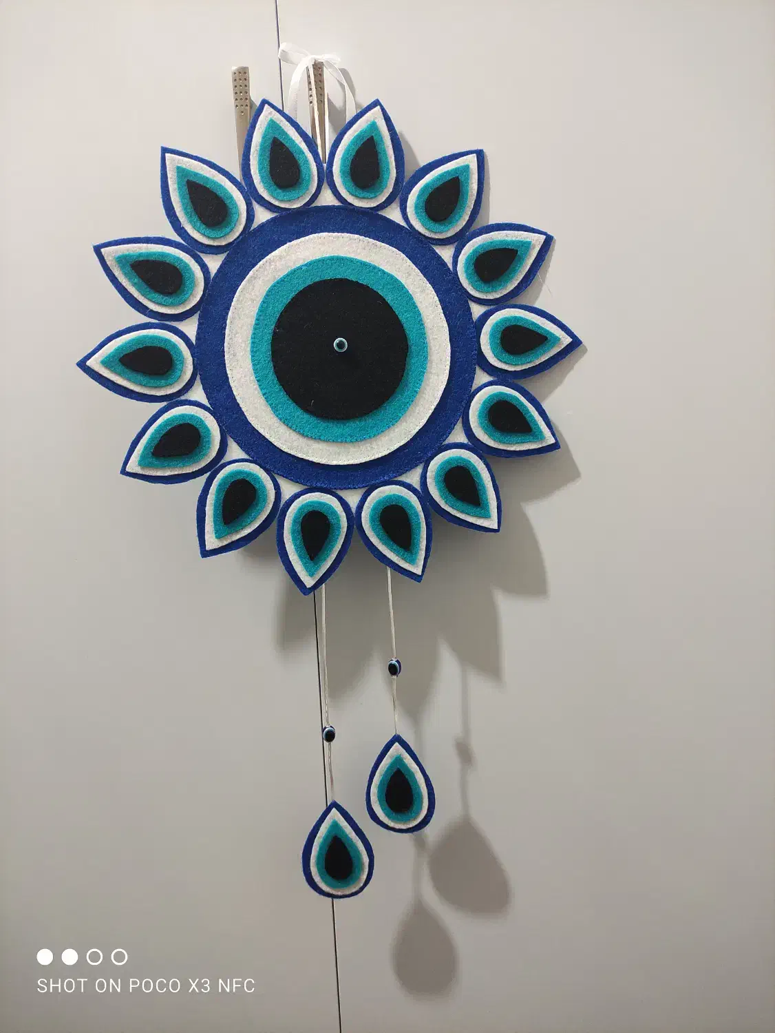 چشم نظر نمدی|صنایع دستی و سایر لوازم تزئینی|بندر ترکمن, |دیوار