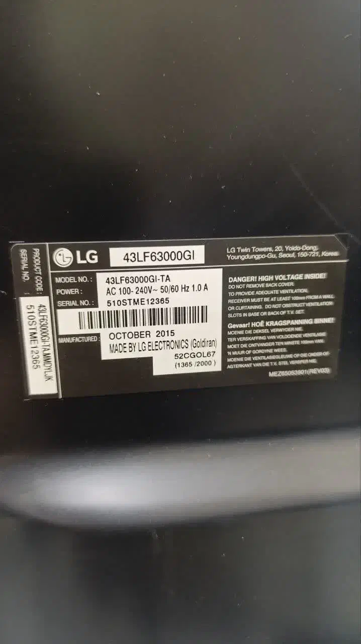 تلویزیون الجی|تلویزیون و پروژکتور|تهران, شهرک شریفی|دیوار