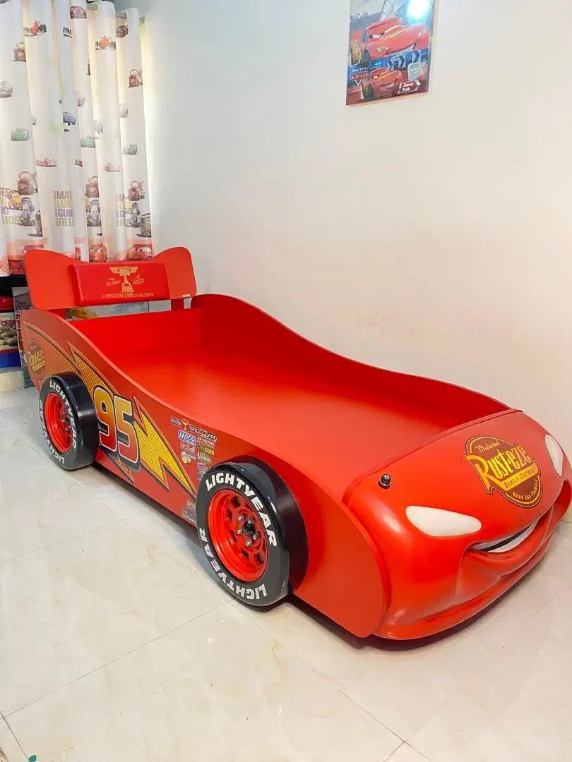 تخت کودک و نوجوان / تخت ماشینی / مک کویین|تخت و سرویس خواب|تهران, قلهک|دیوار