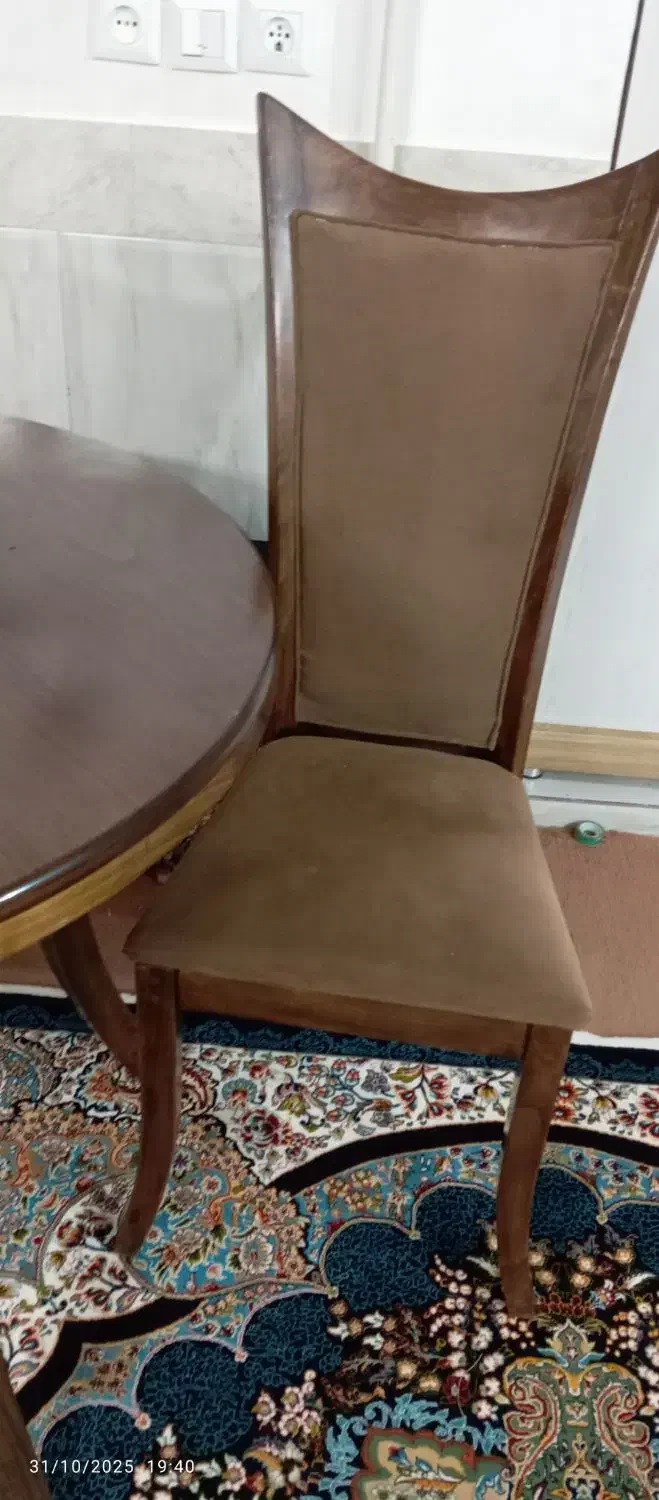 میز ناهار خوری دونفره|میز و صندلی غذاخوری|خرمدره, |دیوار