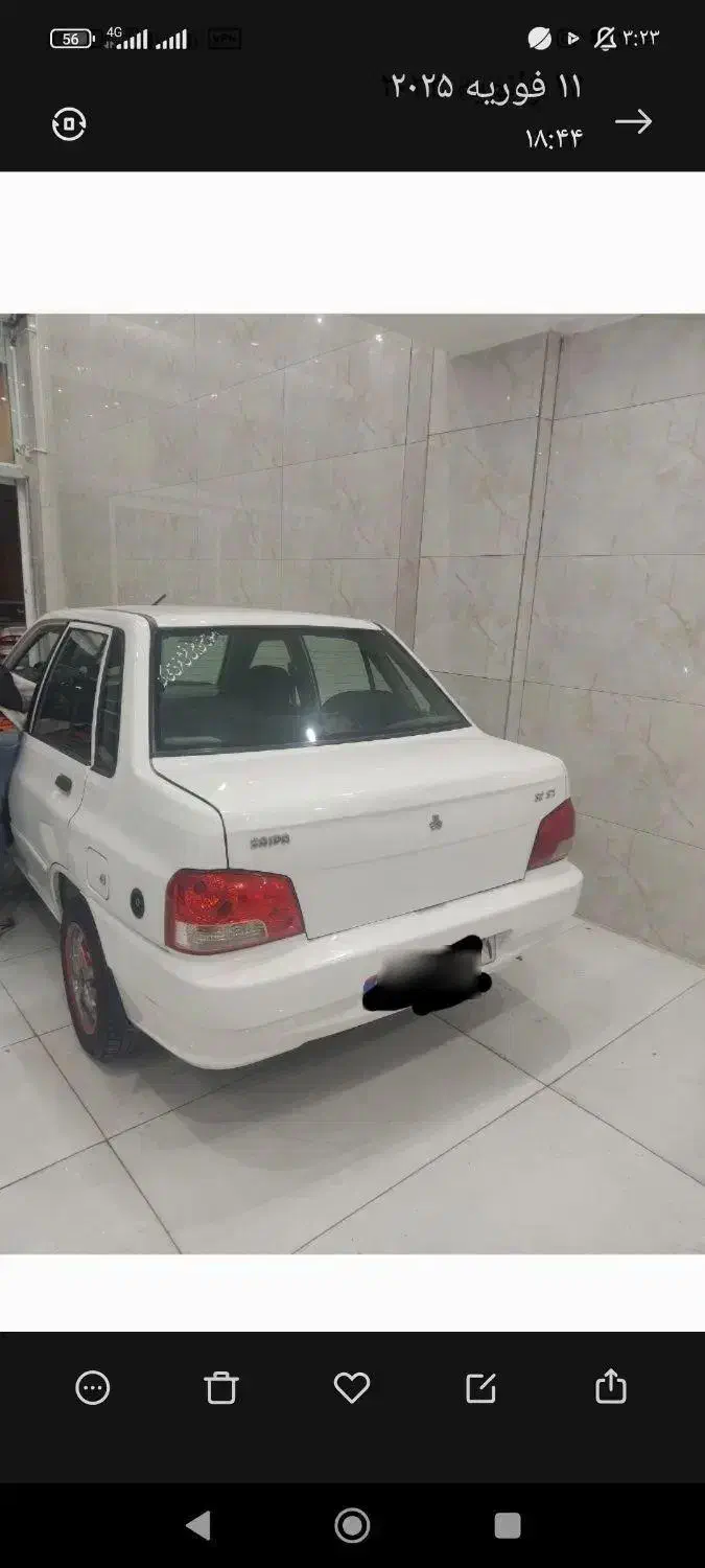 ۱۳۲سفید ماشین بسیار سالم|خودرو سواری و وانت|ازنا, |دیوار