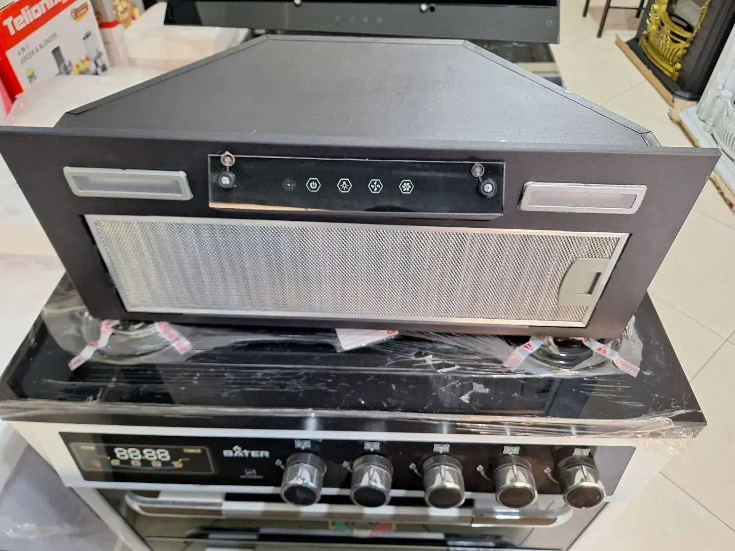 هود توکار مخفی کنترل دار لمسی|هود|قدس, شهر‌قدس|دیوار