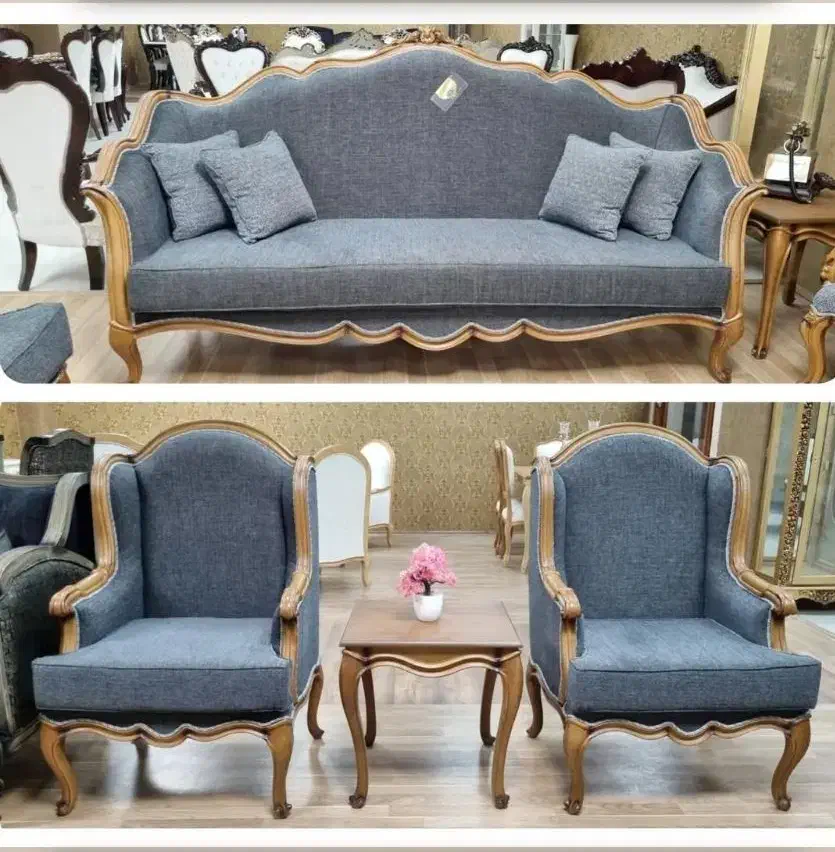 مبل فرانسوی ۷ نفره|مبلمان خانگی و میز عسلی|هشتگرد, مدرس|دیوار