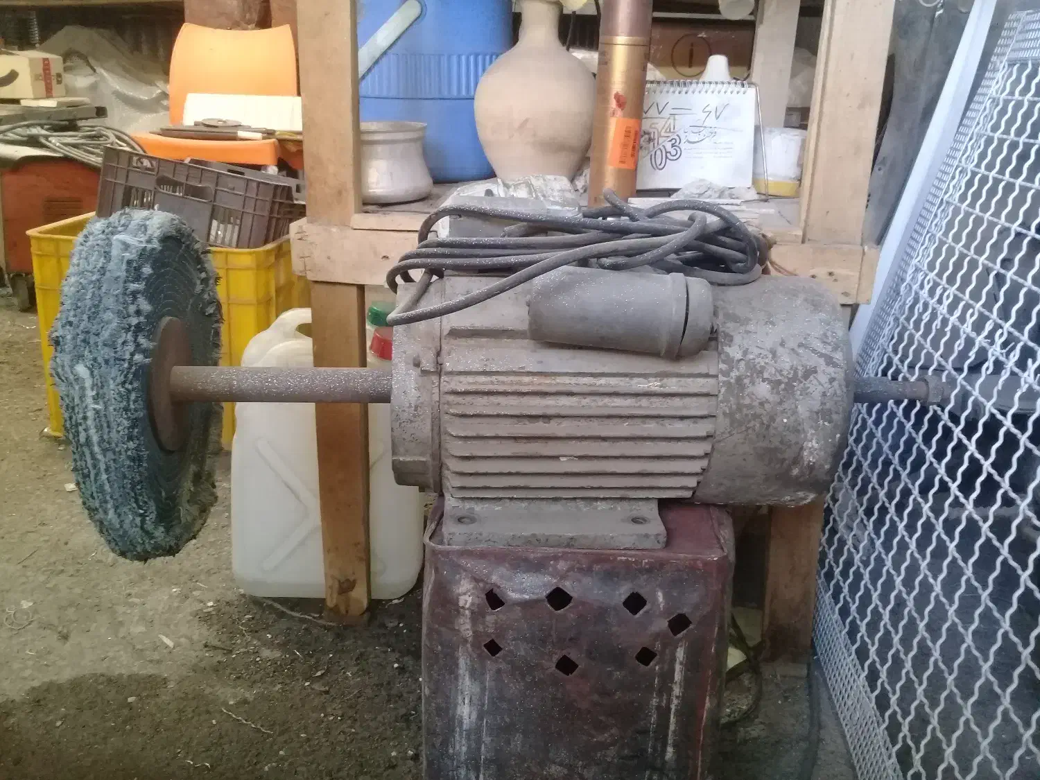 پرس ۶تن و دینام|ماشینآلات صنعتی|قم, چهل درخت|دیوار