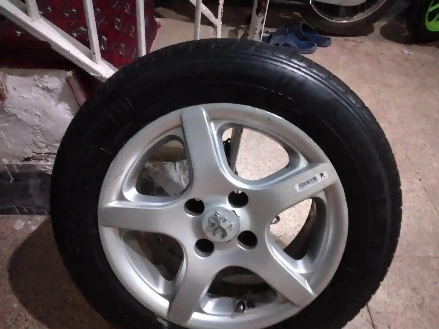 رینگ و لاستیک پنج پر سایز ۱۵|قطعات یدکی و لوازم جانبی|ایجرود, |دیوار