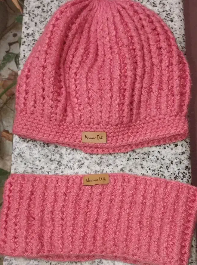 کلاه بافتنی و گردنی دخترانه زنانه|لباس|ملایر, |دیوار