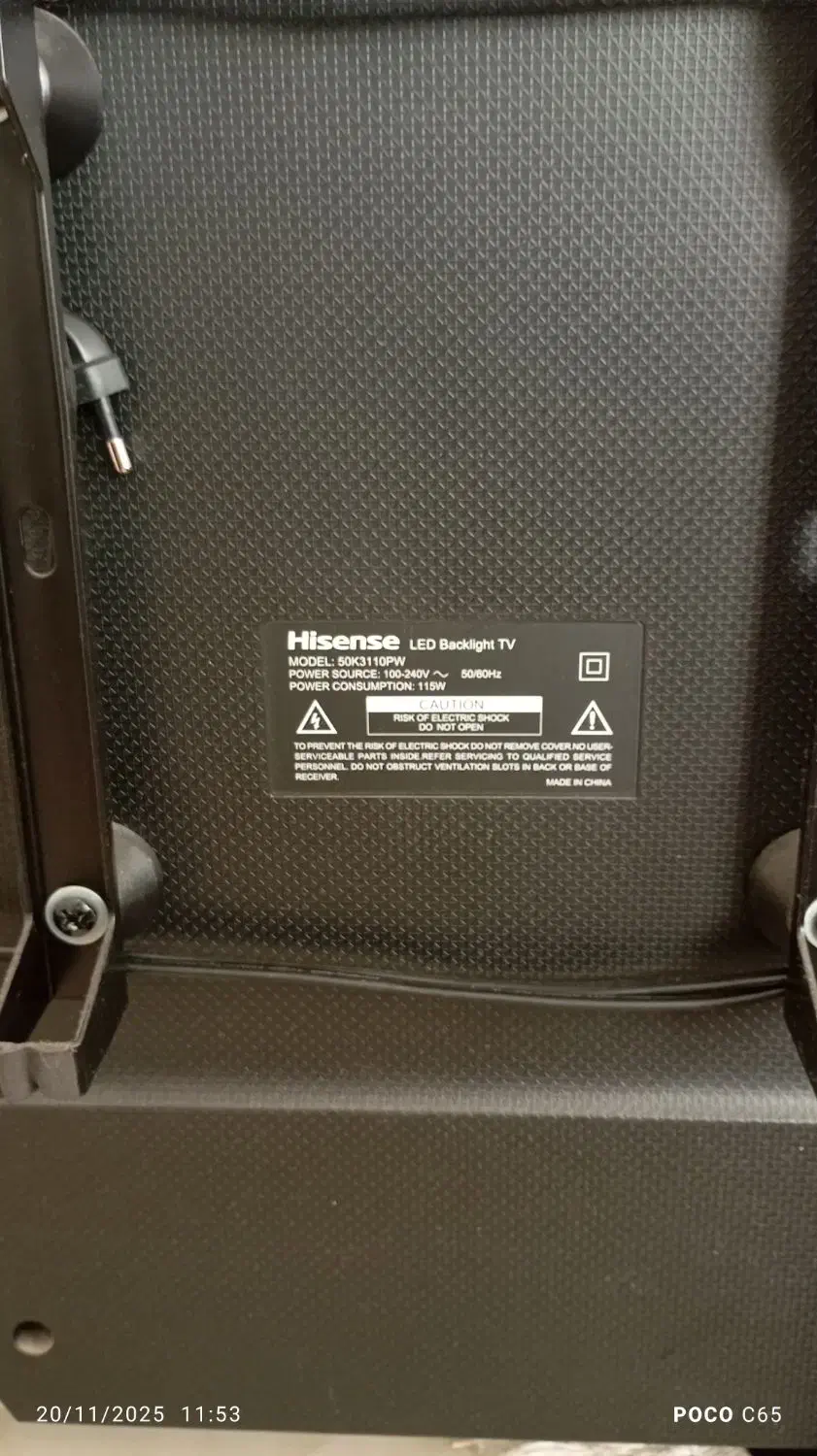 تلویزیون هایسنس 50|تلویزیون و پروژکتور|رشت, کوی حسینی|دیوار