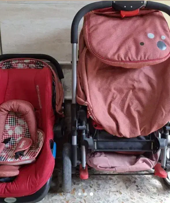 ست کالسکه و کریر گود بیبی GoodBaby|کالسکه و لوازم جانبی|رشت, منظریه|دیوار