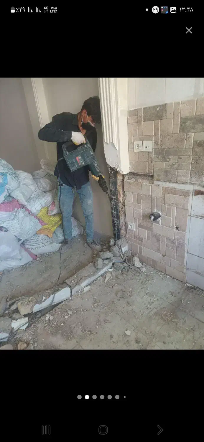 تخریب ساختمان کندکاری بااکیب کاربلد قیمت مناسب|خدمات پیشه و مهارت|اراک, |دیوار