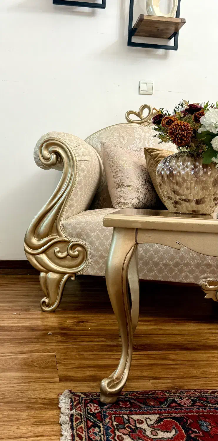 مبل استیل سلطنتی ۷ نفره زمرد|مبلمان خانگی و میز عسلی|تهران, ولنجک|دیوار