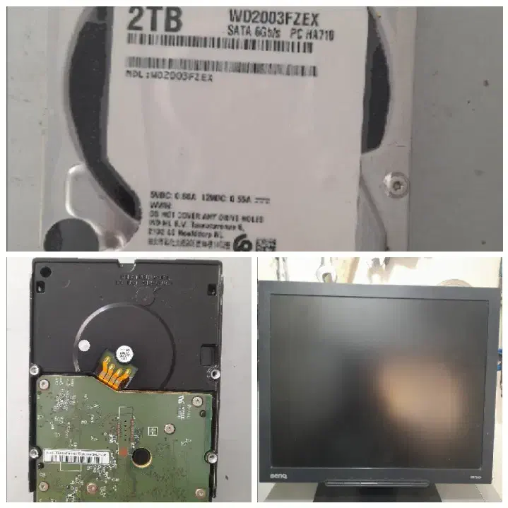 مانیتور سالم..  و کیبورد و هارد ۲|حراج|زنجان, |دیوار