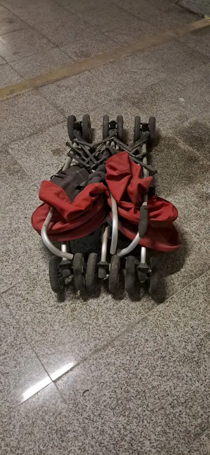 کالسکه عصایی دوقلو مارک پریناتال ایتالیا|کالسکه و لوازم جانبی|تهران, استخر|دیوار