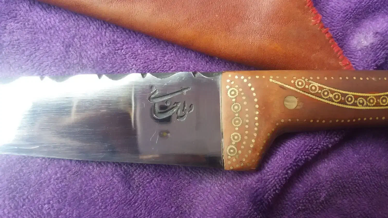 چاقو دست ساز ۲۸سانتی نوک کلاغی|کوهنوردی و کمپینگ|تهران, تختی|دیوار