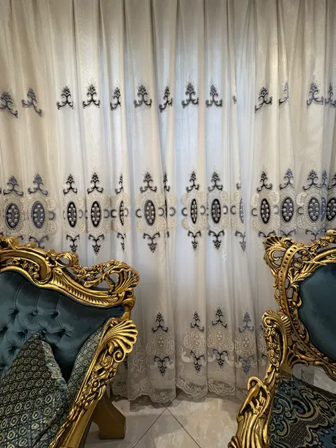 پرده سالن پذیرایی|پرده، رانر، رومیزی|تهران, شهرک ولیعصر جنوبی|دیوار