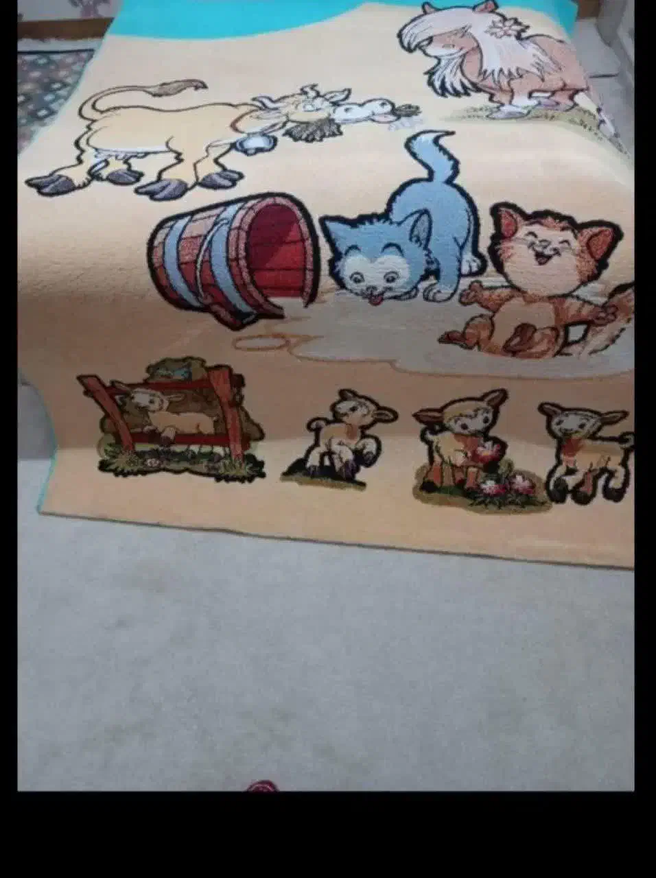 فرش کودک چهار متری در حد نو|فرش|اسلامشهر, شهرک واوان|دیوار