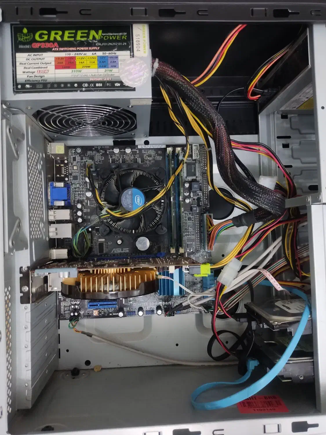 کیس ddr3 i5 + مانیتور ۱۷|رایانه رومیزی|تهران, شهرک رضویه|دیوار