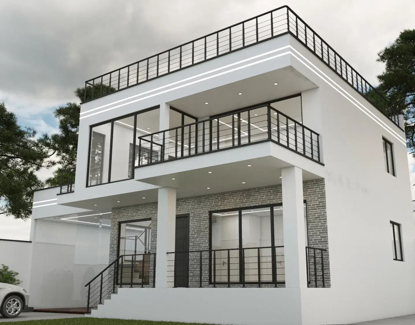 طراحی ویلا ساختمان سازه نما سه بعدی  نظارت بر اجرا|خدمات پیشه و مهارت|دماوند, دماوند|دیوار