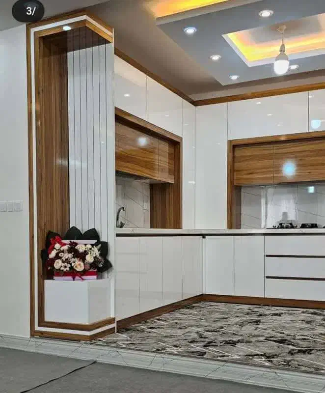 کابینت هایگلاس آماده نصب/سفارشی براق کد456|مصالح و تجهیزات ساختمان|اهواز, کارون|دیوار