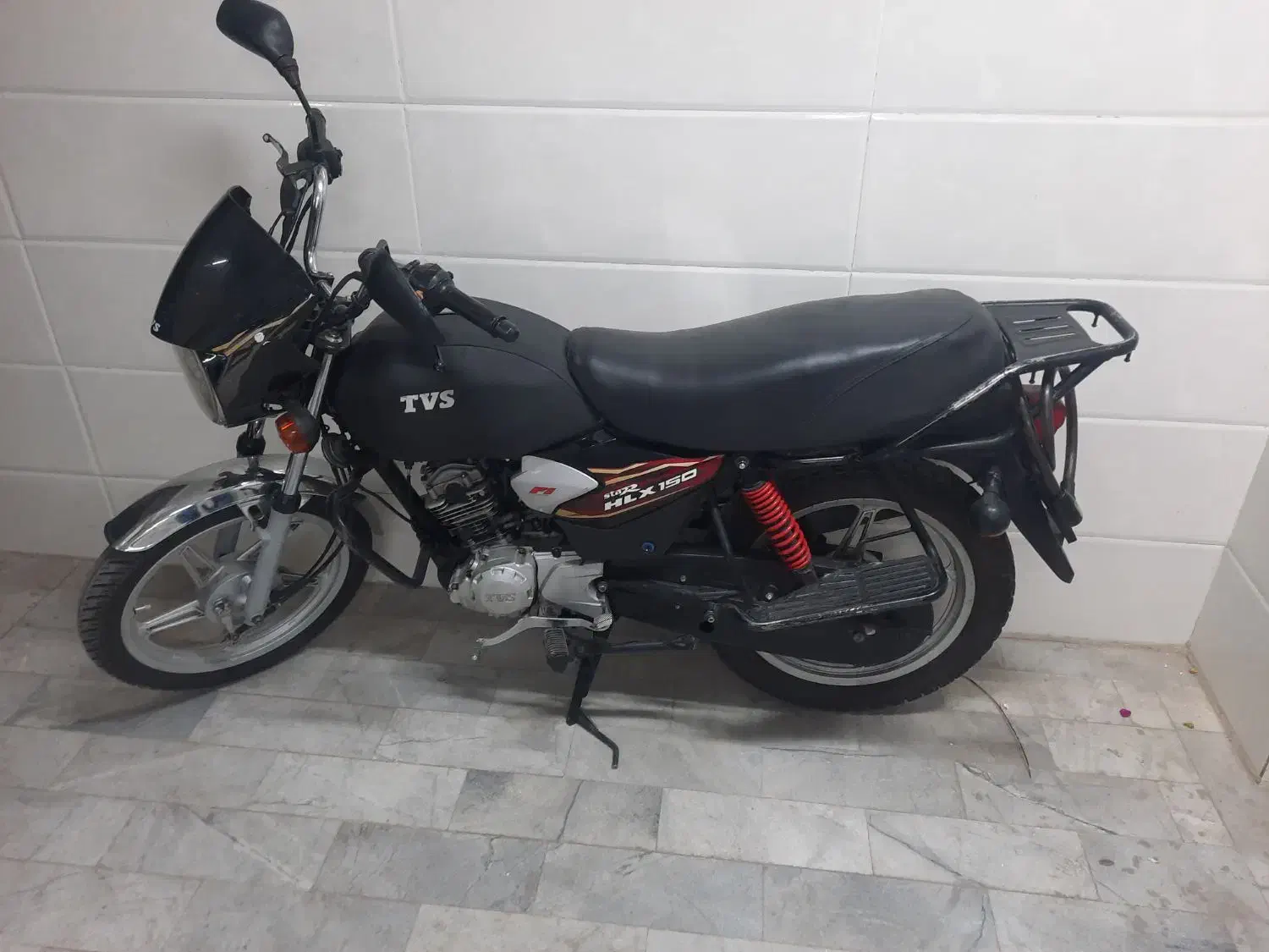 موتور سیکلت ۱۵۰ TVS HLX  مشکی مدل ۹۷|موتورسیکلت|قم, بنیاد|دیوار