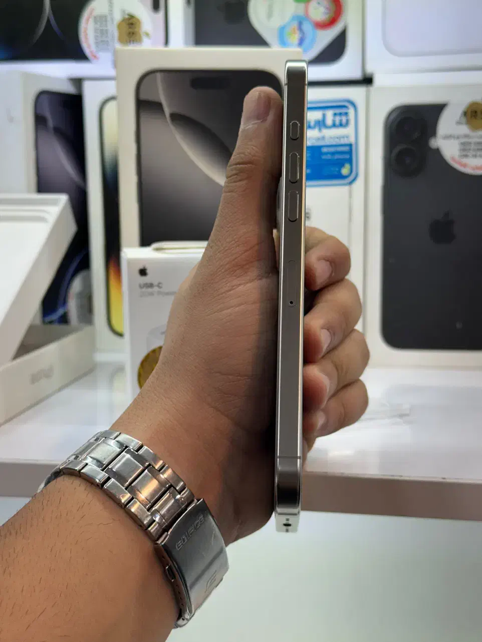 Iphone 16 pro max 256GB بدون ریجستر باتری 100|موبایل|کرج, گوهردشت|دیوار