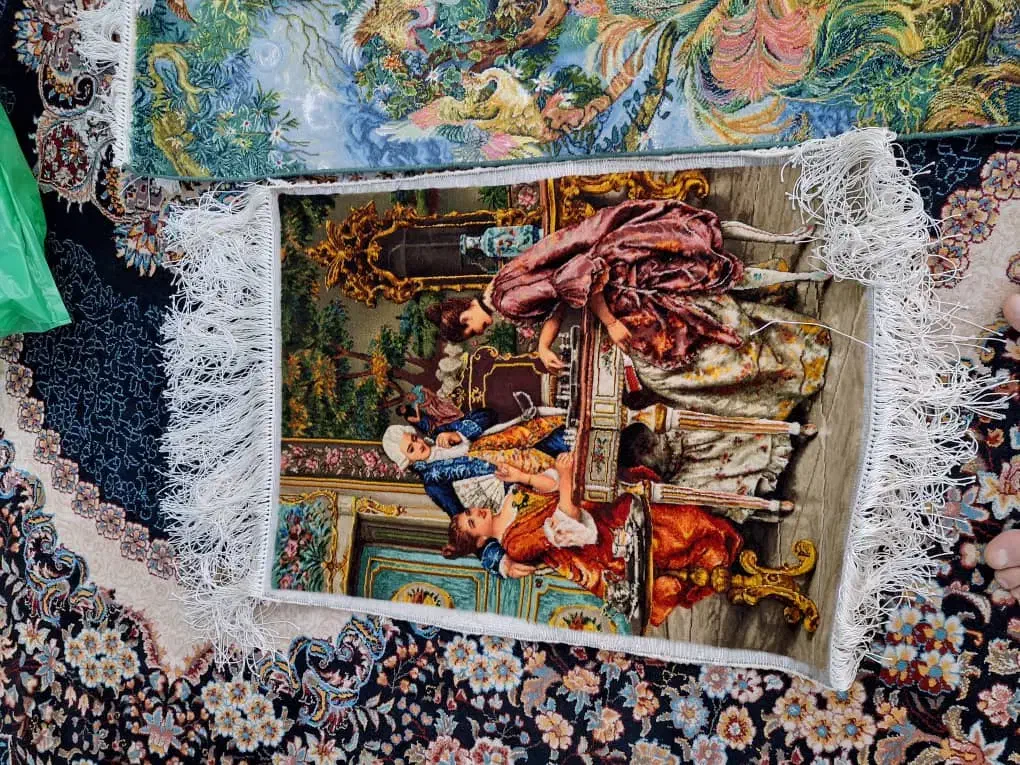 تابلو فرش دستباف|تابلو فرش|شوشتر, |دیوار