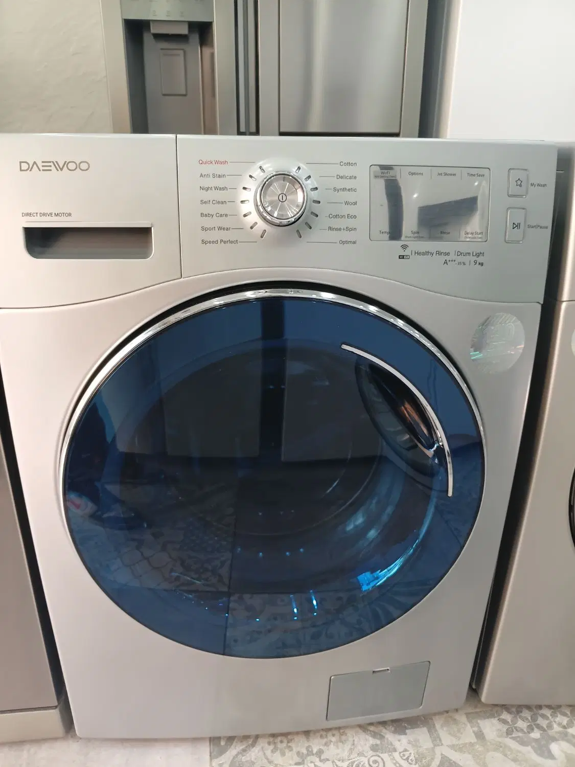 ماشین لباسشویی دوو ۹ کیلویی مدل پریمو LM-981s|ماشین لباسشویی و خشککن لباس|تهران, مینابی|دیوار