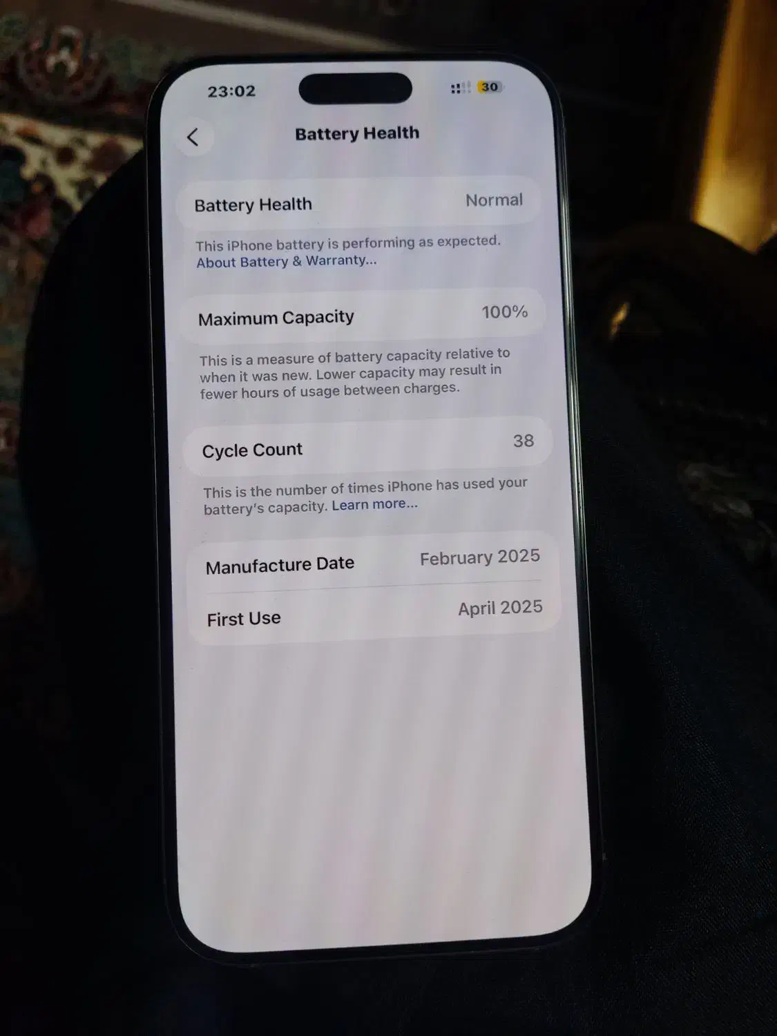 آیفون 16 پرومکس ریجستری شده شرکتی با گارانتی در حد|موبایل|گلستان (تهران), |دیوار