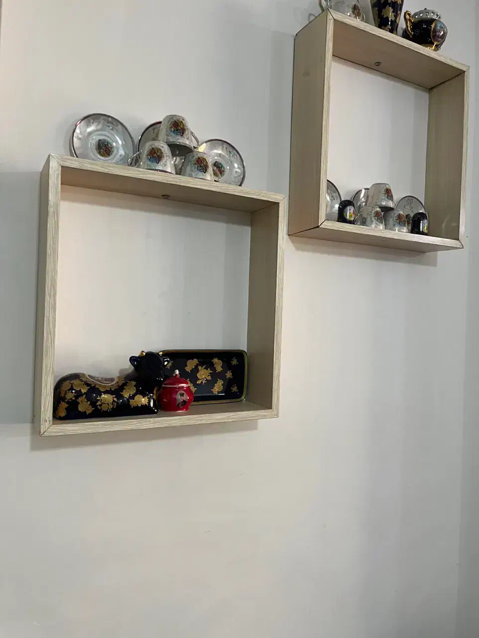 ۳ عدد شلف دیواری|کتابخانه، شلف، قفسه‌های دیواری|رشت, دیانتی|دیوار