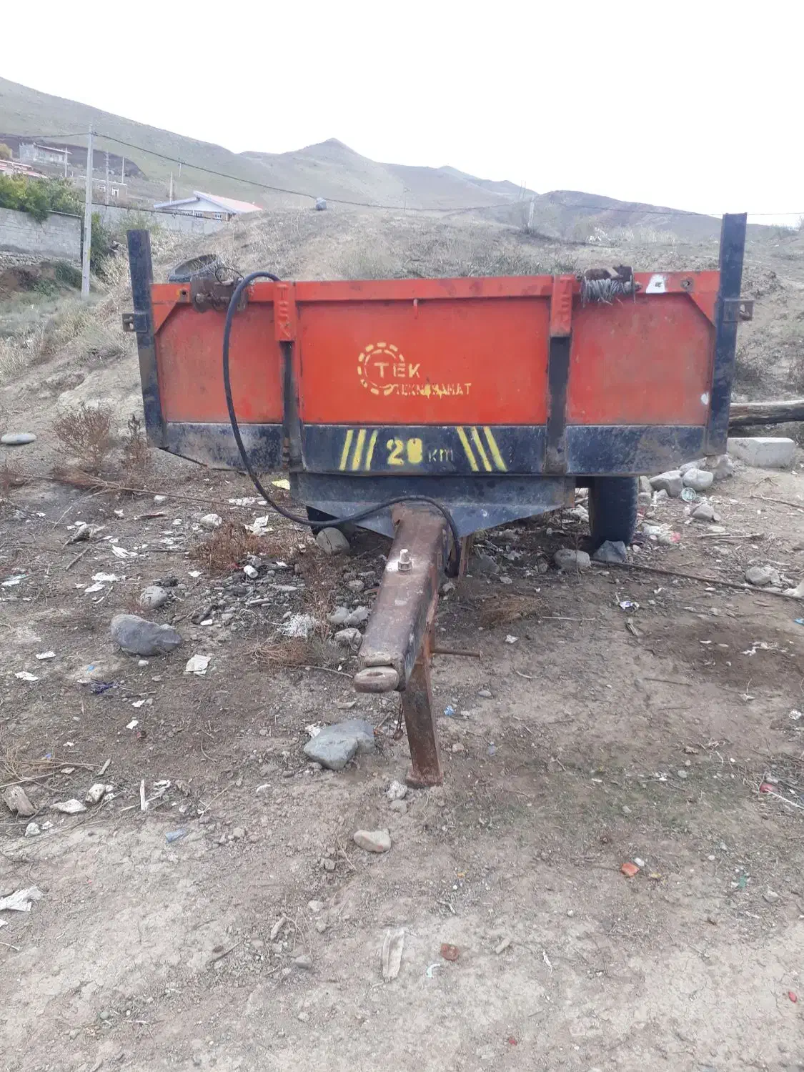 تریلی دو چرخ|ماشین‌آلات صنعتی|خدا آفرین, |دیوار