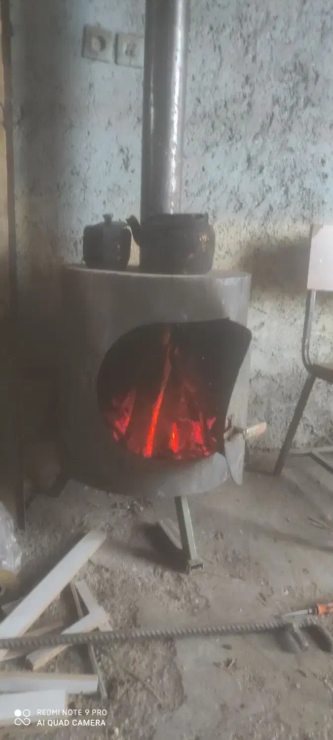 بخاری هیزمی|بخاری، هیتر، شومینه|فلاورجان, |دیوار