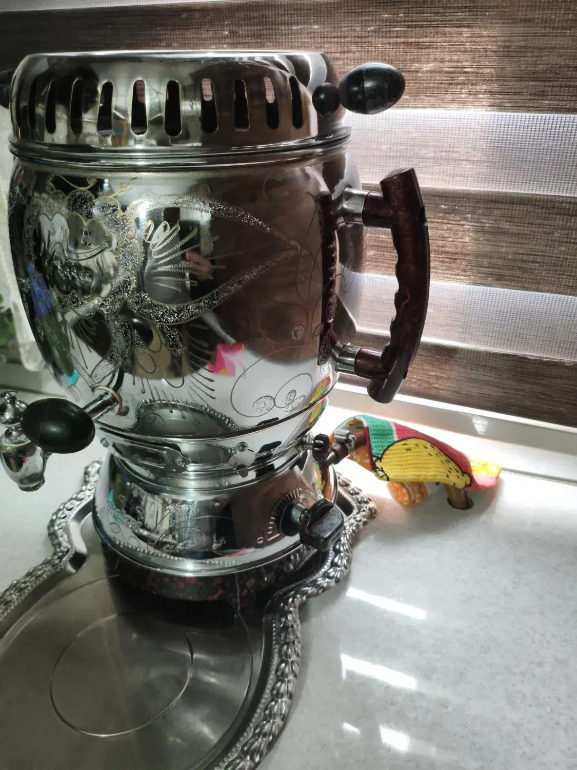 سماورگازی مارک شالیزار فوق العاده تمیز|سماور، چای‌ساز، قهوه‌ساز|پردیس, فاز ۱۱|دیوار