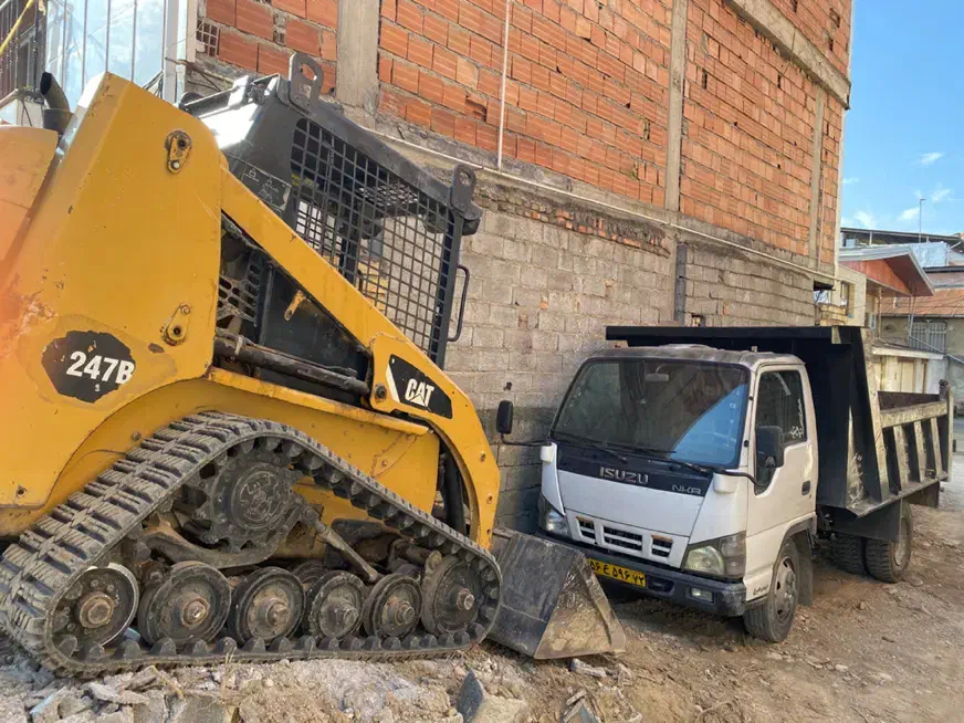 بابکت زنجیری و کمپرسی|خدمات حمل و نقل|قائمشهر, |دیوار