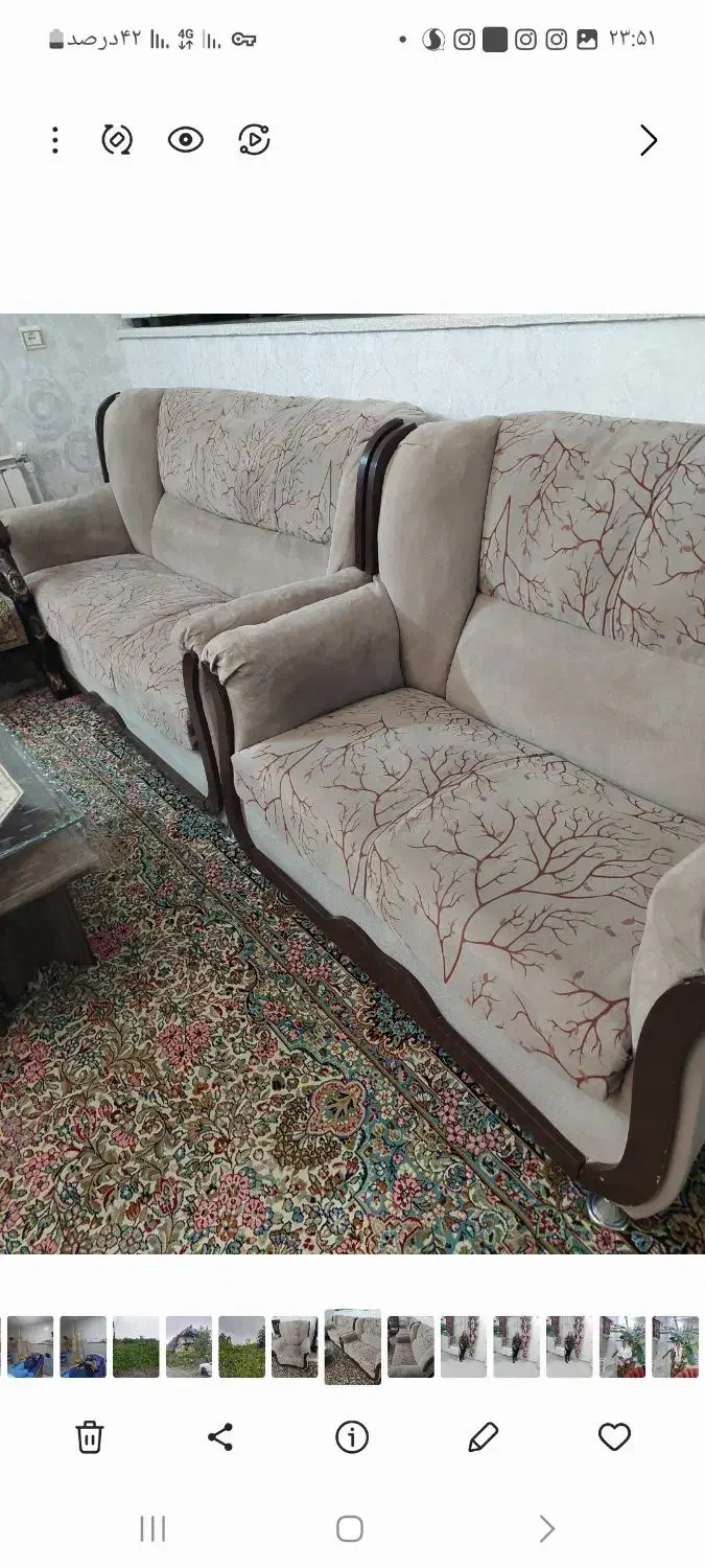 مبل کار کرده|مبلمان خانگی و میز عسلی|کرمان, |دیوار