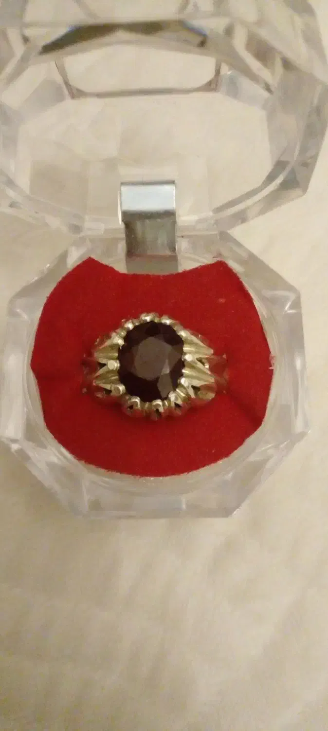 انگشتر یاقوت افریقایی درجه یک دونه اناری مردانه|جواهرات|فردیس, فرامرزیه|دیوار