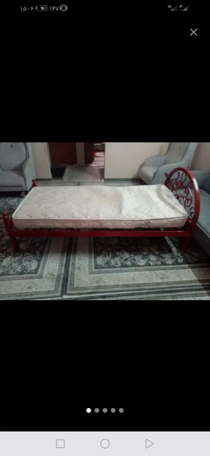 تخت خواب فلزی|تخت و سرویس خواب|محمدشهر, ولدآباد|دیوار