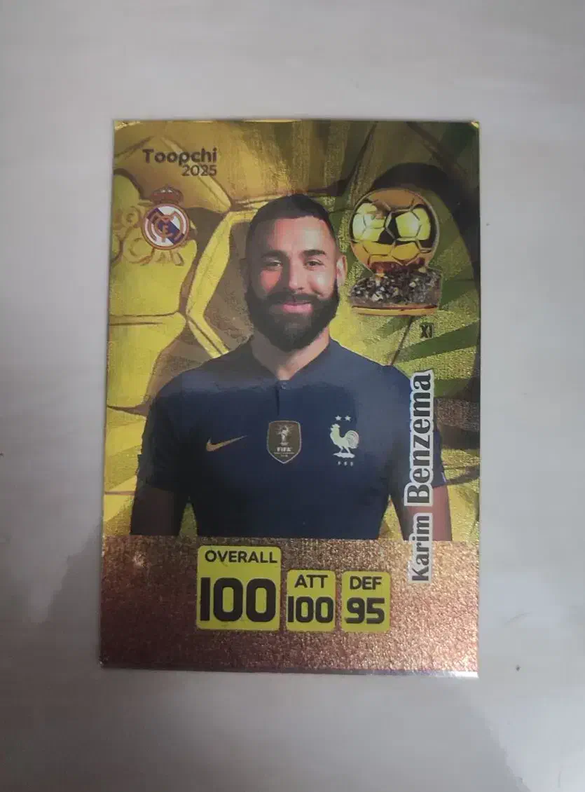 کارت گلد بنزما توپچی|کلکسیون و سرگرمی|رشت, نظری|دیوار