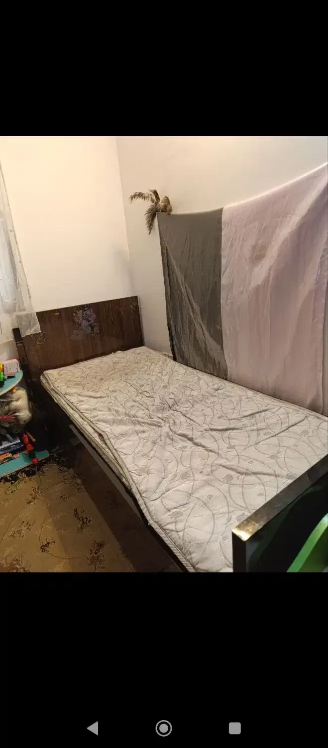 دو تخت یک نفره تمام ام دی اف|تخت و سرویس خواب|قم, بنیاد|دیوار
