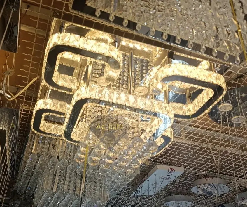 لوستر الماس.سقفی مدل نهال.AC light|لوستر و چراغ آویز|تهران, پارک شهر|دیوار