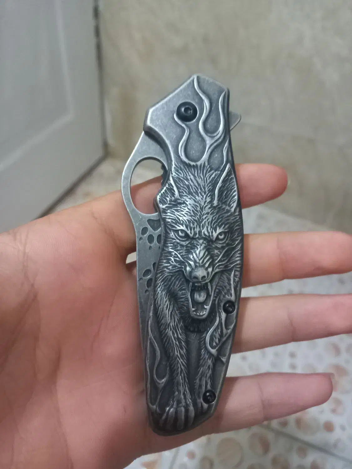 چاقو کلمبیا سفارشی|کوهنوردی و کمپینگ|رشت, بازار|دیوار