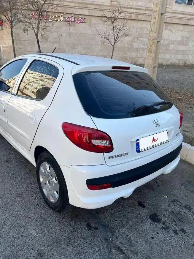 پژو ۲۰۷ سفید ۱۴۰۱ بدون رنگ فوق العاده تمیز|خودرو سواری و وانت|مشهد, الهیه|دیوار