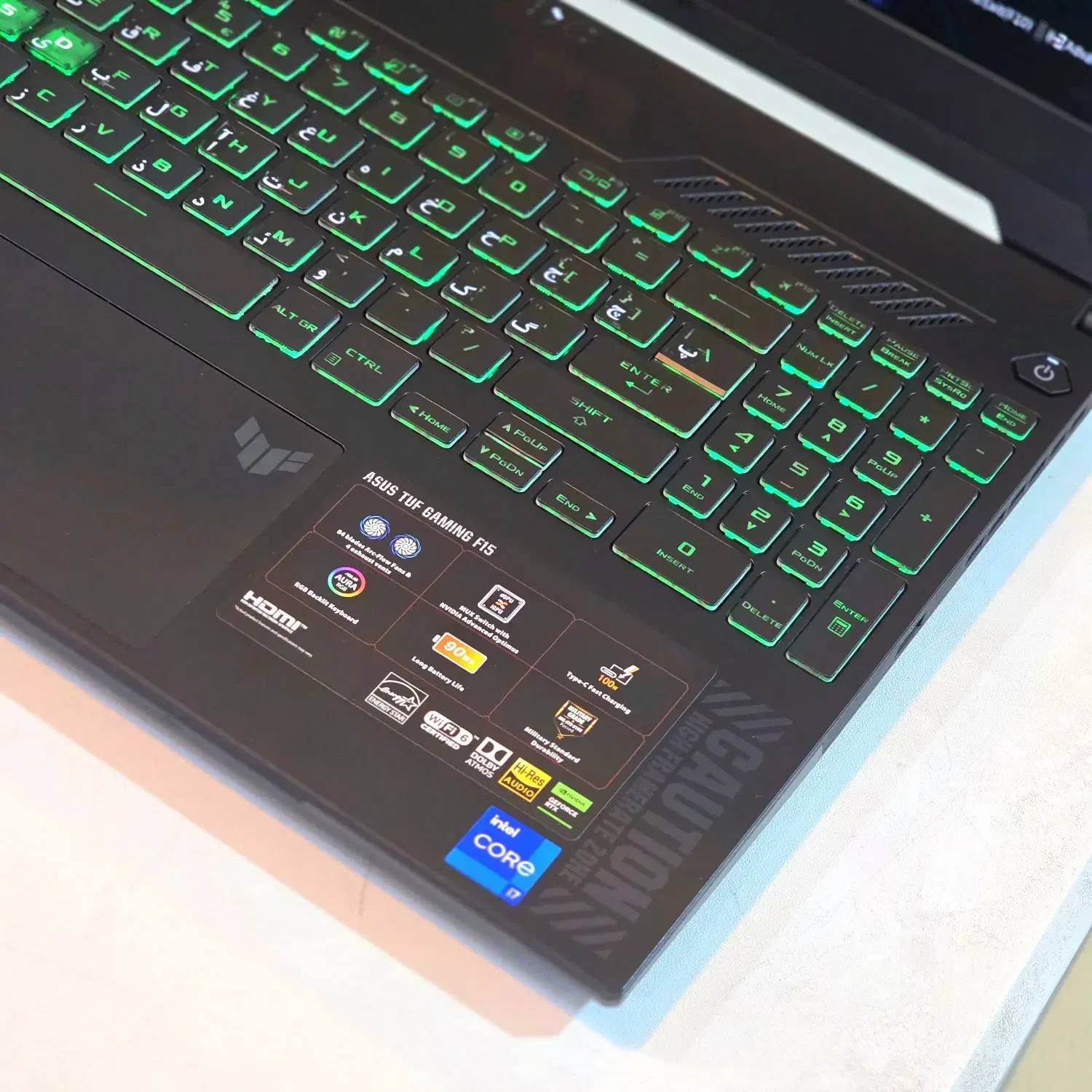 لپتاپ حرفه ای ایسوس TUF FX507VU ASUS|رایانه همراه|شیراز, ملاصدرا|دیوار