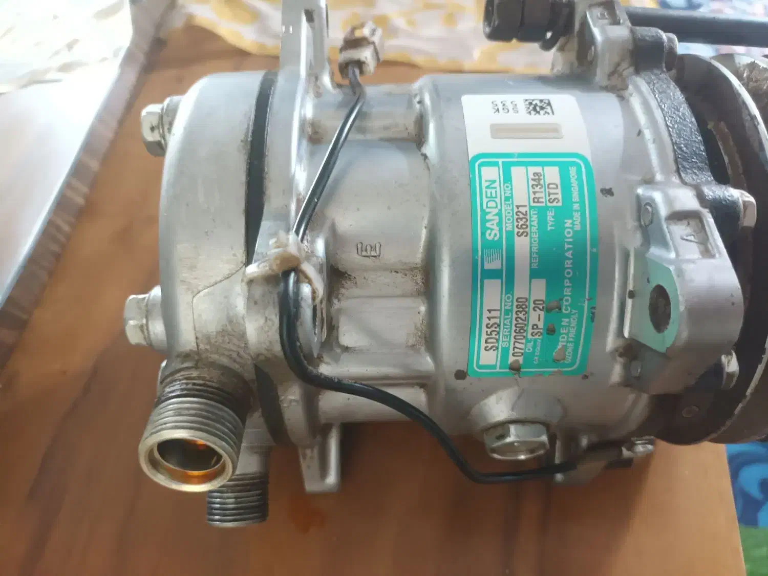 کمپرسور کولر خودرو 507 ساندن|قطعات یدکی و لوازم جانبی|اهواز, زیتون کارمندی|دیوار